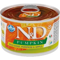 Hrană umedă pentru câini Almo Nature N&D Mini Wild Boar Pumpkin & Apple 140g