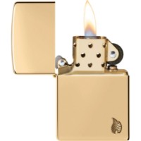 Зажигалка Zippo 46397 169 Armor High Polish Brass Flame Design фото №2 — интернет-магазин Desire.md