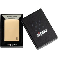 Зажигалка Zippo 46397 169 Armor High Polish Brass Flame Design фото №3 — интернет-магазин Desire.md