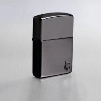 Brichetă Zippo 46402 46362 Armor High Polish Black Flame imaginea #3 — magazin online Desire.md