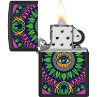 Brichetă Zippo 48583 Cannabis Pattern Design imaginea #3 — magazin online Desire.md