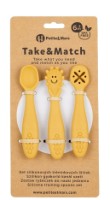 Набор силиконовых тренировочных ложек Petite&Mars Take&Match Intense Ochre 6+m 3pcs (721819) фото №2 — интернет-магазин Desire.md