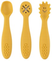 Набор силиконовых тренировочных ложек Petite&Mars Take&Match Intense Ochre 6+m 3pcs (721819)