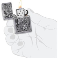 Brichetă Zippo 49442 207 Skull And Angel Emblem imaginea #5 — magazin online Desire.md