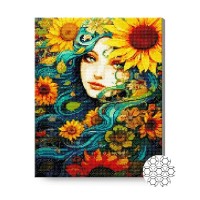 Алмазная картина по номерам Art Gallery Premium Fairy of Flowers 40x50cm (GA87150)