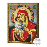 Алмазная картина по номерам Art Gallery Premium Feodotievskaya Icon Of The Mother Of God 40x50cm (QB200359)