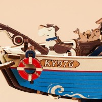 Puzzle 3D-constructor Robotime MCD02 imaginea #9 — magazin online Desire.md