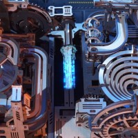 Puzzle 3D-constructor Robotime LG01 imaginea #2 — magazin online Desire.md