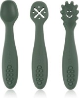Набор силиконовых тренировочных ложек Petite&Mars Take&Match Misty Green 6+m 3pcs (721817)