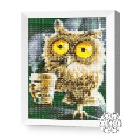 Pictura cu diamante după numere Art Gallery Premium Morning Coffee 20x30cm (JS27629)