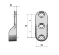 Держатель трубы Permo 062490 фото №3 — интернет-магазин Desire.md
