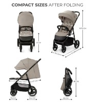 Carucior Kinderkraft Trig 3 Beige (KSTRIG03BEG0000) imaginea #8 — magazin online Desire.md