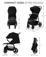 Carucior Kinderkraft Trig 3 Onyx Black (KSTRIG03BLK0000) imaginea #8 — magazin online Desire.md