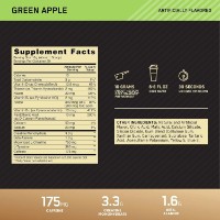 Предтренировочный комплекс Optimum Nutrition Gold Standard Pre-Workout 300g Green Apple фото №4 — интернет-магазин Desire.md