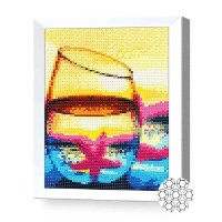 Pictura cu diamante după numere Art Gallery Premium Starfish 20x30cm (JS24500)