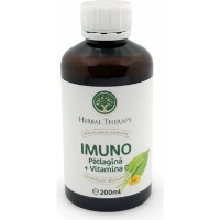 Sirop Herbal Therapy Imuno Pătlagină + Vitamina C 200ml