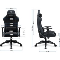 Scaun gaming Sense7 Spellcaster FUKU XL PU Black imaginea #7 — magazin online Desire.md