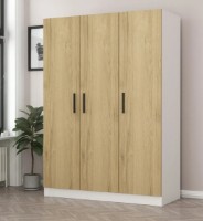 Шкаф Trendy 2243 White/Walnut 135x190x52cm GTR004924 фото №2 — интернет-магазин Desire.md