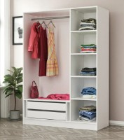 Шкаф Trendy 2243 White/Walnut 135x190x52cm GTR004924 фото №3 — интернет-магазин Desire.md