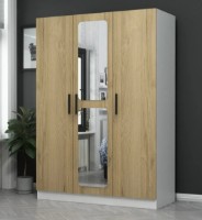 Шкаф Trendy 2245 White/Walnut 135x190x52cm GTR004926 фото №5 — интернет-магазин Desire.md