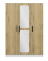 Шкаф Trendy 2245 White/Walnut 135x190x52cm GTR004926 фото №3 — интернет-магазин Desire.md