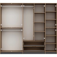 Dulap Trendy Elina 8913 Dore/White 232x253x52cm GTR004200 imaginea #5 — magazin online Desire.md