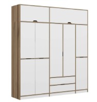 Dulap Trendy Elina 8913 Dore/White 232x253x52cm GTR004200 imaginea #4 — magazin online Desire.md