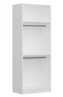 Шкаф Trendy Kale 2219 White 90x235x52cm GTR004928 фото №3 — интернет-магазин Desire.md