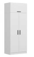 Шкаф Trendy Kale 2220 White 90x255x52cm GTR004929 фото №2 — интернет-магазин Desire.md