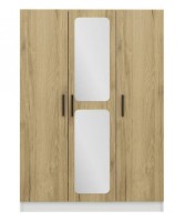 Шкаф Trendy Kale 2246 White/Walnut 135x210x52cm GTR004927 фото №3 — интернет-магазин Desire.md