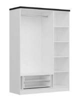 Шкаф Trendy Kale 2247 White 135x190x52cm GTR004936 фото №2 — интернет-магазин Desire.md