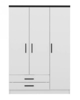 Шкаф Trendy Kale 2247 White 135x190x52cm GTR004936 фото №3 — интернет-магазин Desire.md