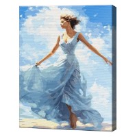 Картина по номерам Art Gallery Econom Воздушная леди 40x50cm (GX46466)