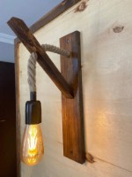 Candelabru de perete Trendy 19 Walnut 29x45x23cm GTR002237 imaginea #2 — magazin online Desire.md