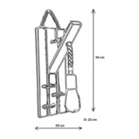 Candelabru de perete Trendy 19 Walnut 29x45x23cm GTR002237 imaginea #3 — magazin online Desire.md