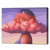 Картина по номерам Art Gallery Econom Голова в облаках 40x50cm (GX39063)