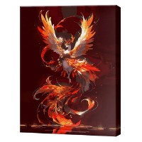 Tablou pe numere Art Gallery Econom Pasăre de foc 40x50cm (GX46099)