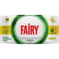 Șervețele umede de curățenie Fairy Lemon 100pcs