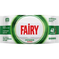 Șervețele umede de curățenie Fairy Power Wipes 100pcs