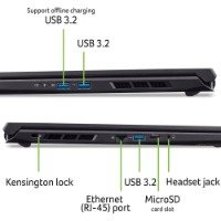 Ноутбук Acer Nitro V 17 AI ANV17-41-R91B Obsidian Black фото №6 — интернет-магазин Desire.md