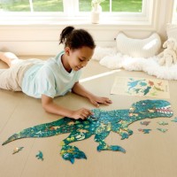 Пазл Hape Dinosaurs Shimmer 202pcs (6943478053564) фото №4 — интернет-магазин Desire.md