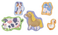 Пазл Hape Farmyard Friends 10in1 (6943478047006) фото №2 — интернет-магазин Desire.md