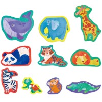Puzzle Hape Jungle Friends 10in1 (6943478046993)