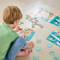 Пазл Hape Ocean Friends Puzzle 3in1 (6943478039353) фото №2 — интернет-магазин Desire.md