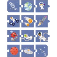 Пазл Hape Space Adventure Puzzle 3in1 (6943478039360) фото №2 — интернет-магазин Desire.md
