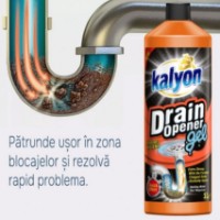Detergent pentru obiecte sanitare Kalyon Drain Opener Gel 1L imaginea #2 — magazin online Desire.md