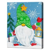 Tablou pe numere Art Gallery Econom Piticul de iarnă 30x40cm (EX7943)