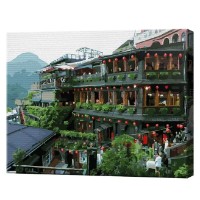 Tablou pe numere Art Gallery Econom Orașul istoric din China 40x50cm (GX41376)