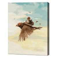 Tablou pe numere Art Gallery Econom Călătorul fantastic 40x50cm (GX29358)