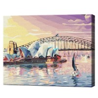 Tablou pe numere Art Gallery Econom Sydney senin 40x50cm (GX43886)